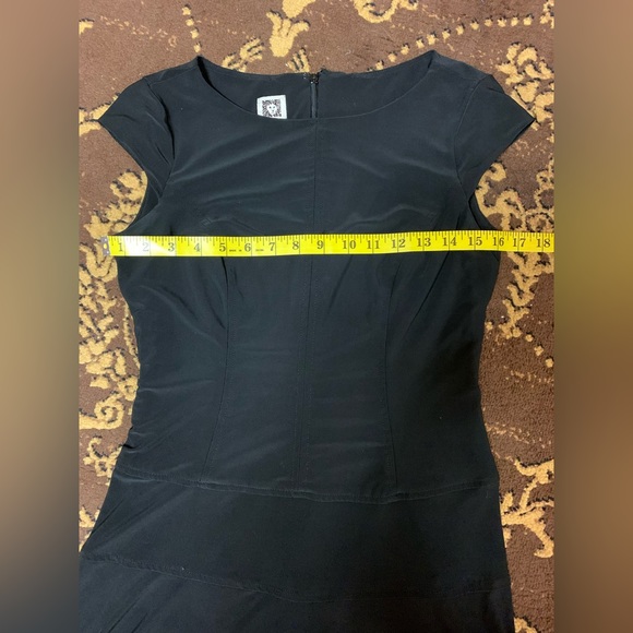Anne Klein Women's Fit & Flare Black Dress Size 4 Small Office/Career/Work/Party - Picture 10 of 12
